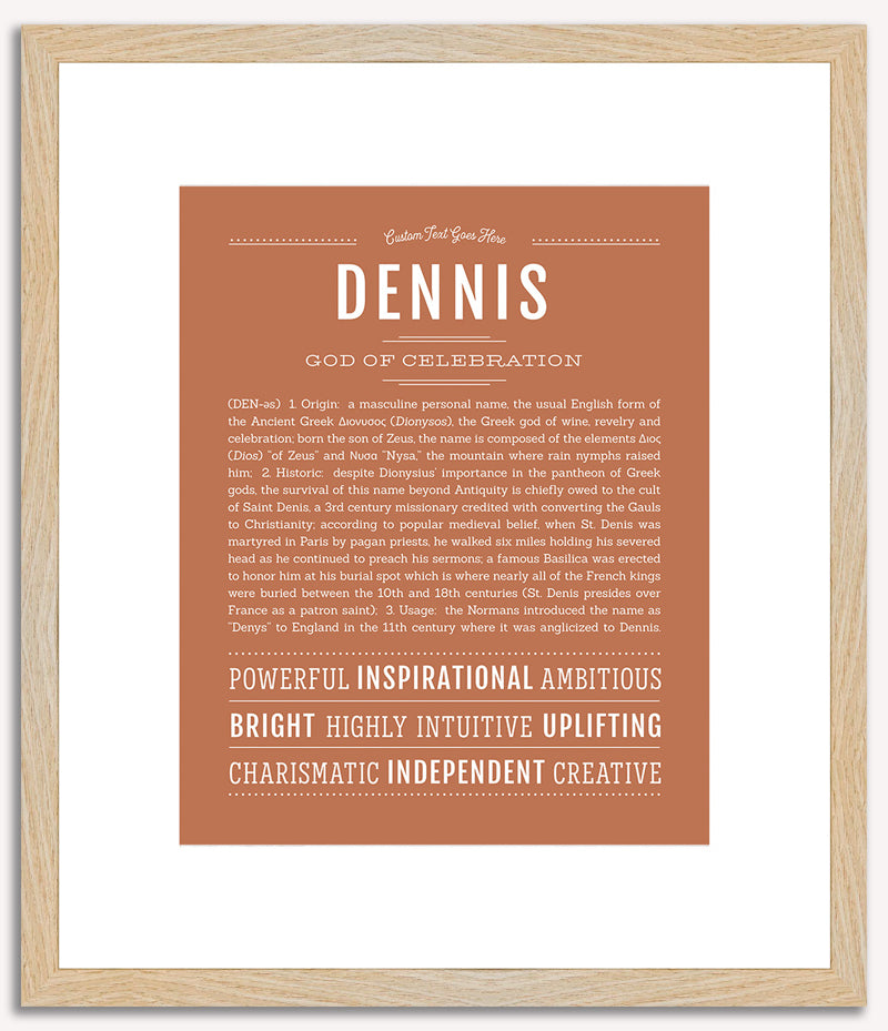 Dennis | Name Art Print