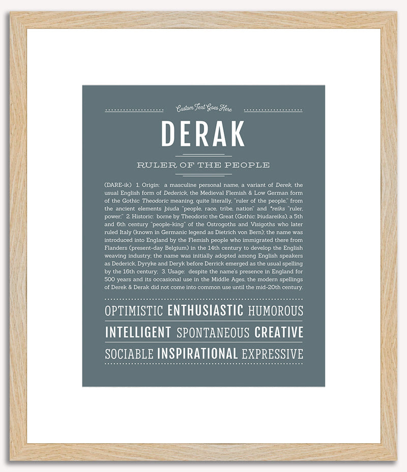 Derak | Name Art Print