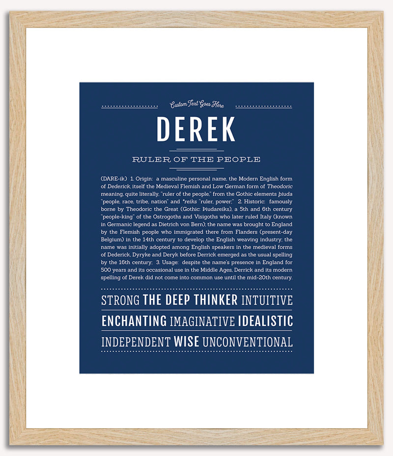 Derek | Name Art Print