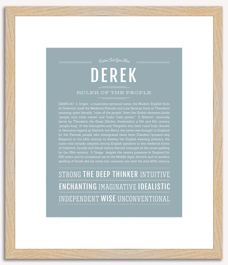 Derek | Name Art Print