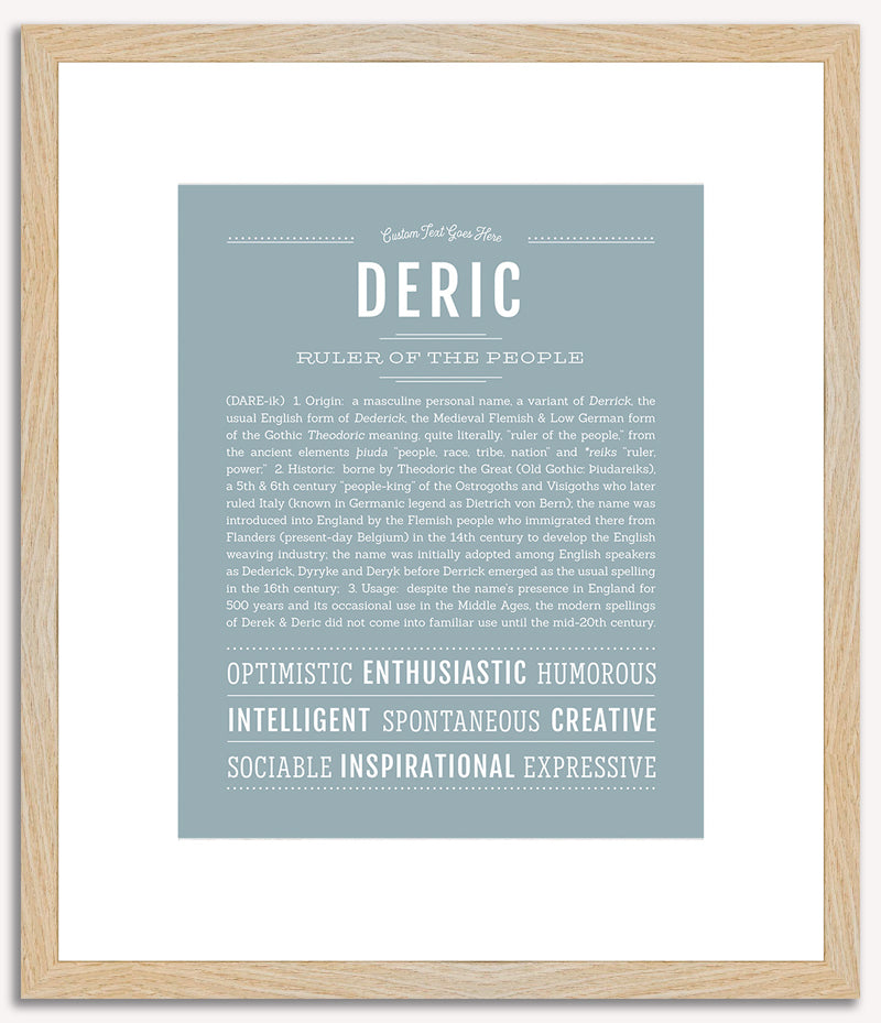 Deric | Name Art Print