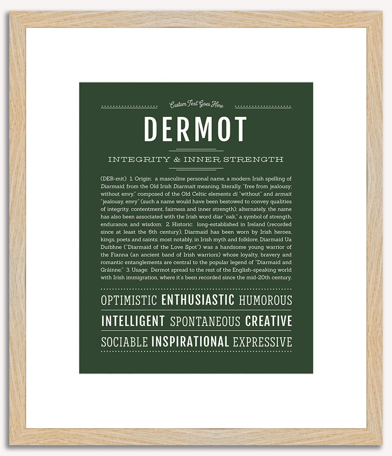 Dermot | Name Art Print