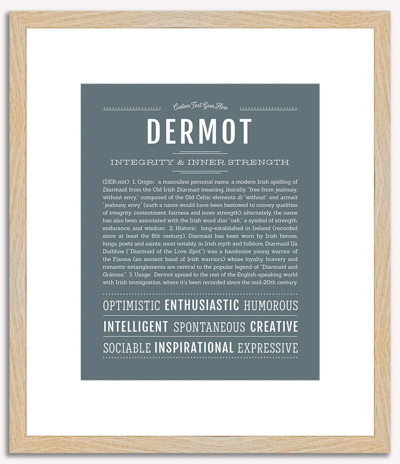 Dermot | Name Art Print