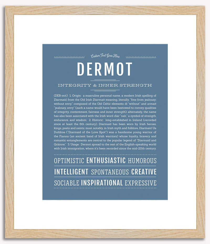 Dermot | Name Art Print