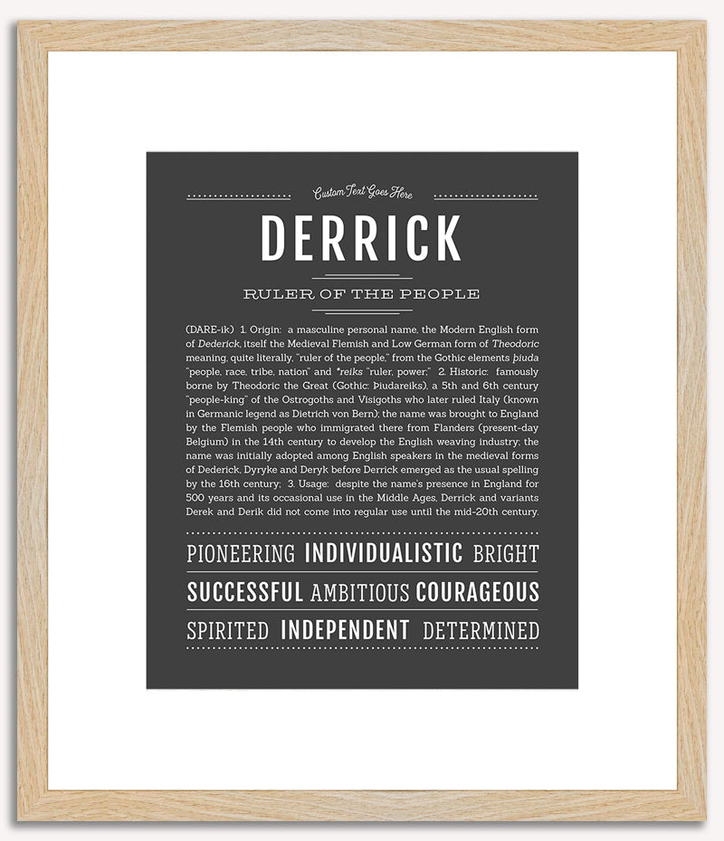 Derrick | Name Art Print