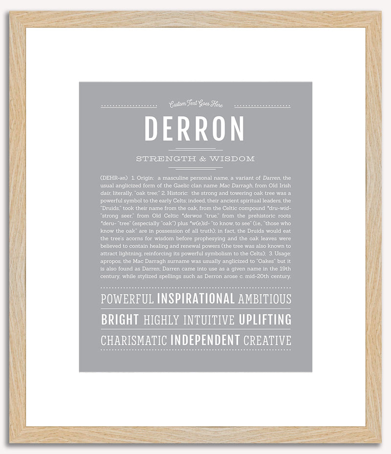 Derron | Name Art Print