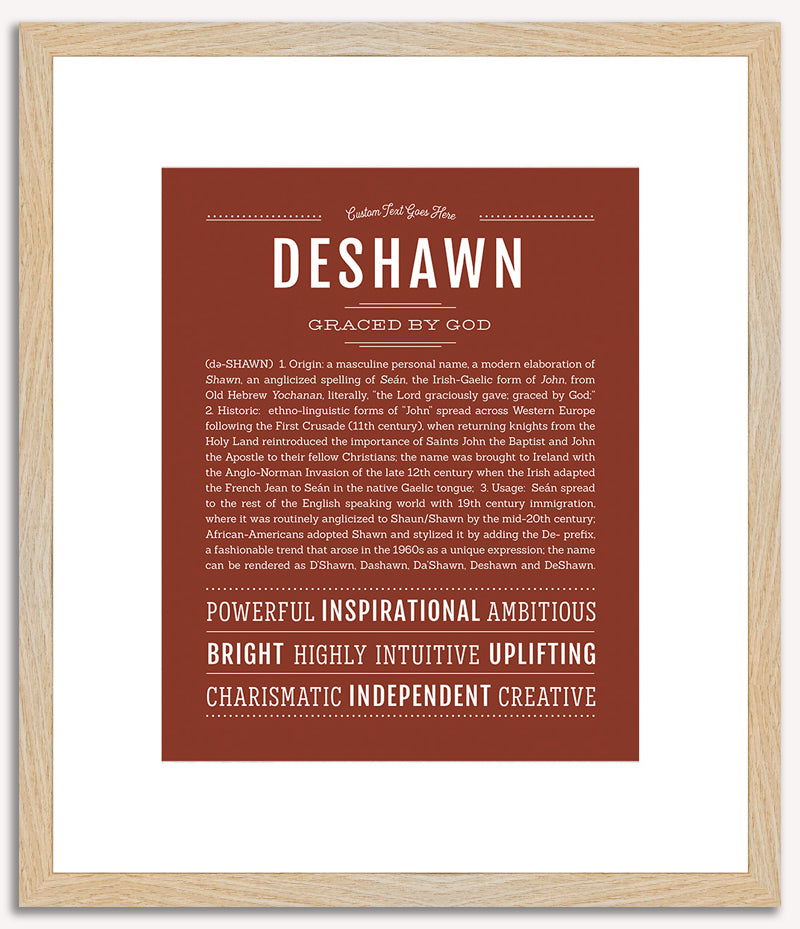 Deshawn | Name Art Print