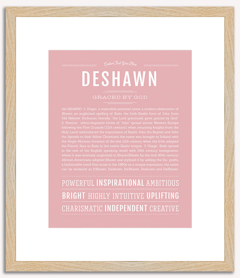 Deshawn | Name Art Print