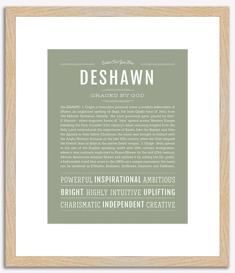 Deshawn | Name Art Print