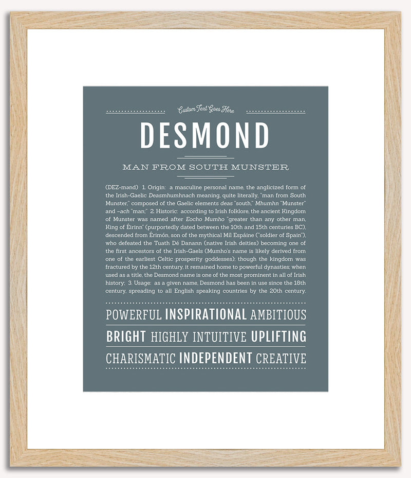 Desmond | Name Art Print