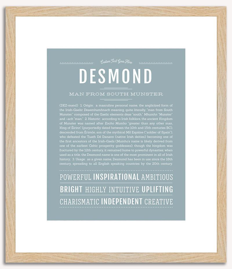 Desmond | Name Art Print