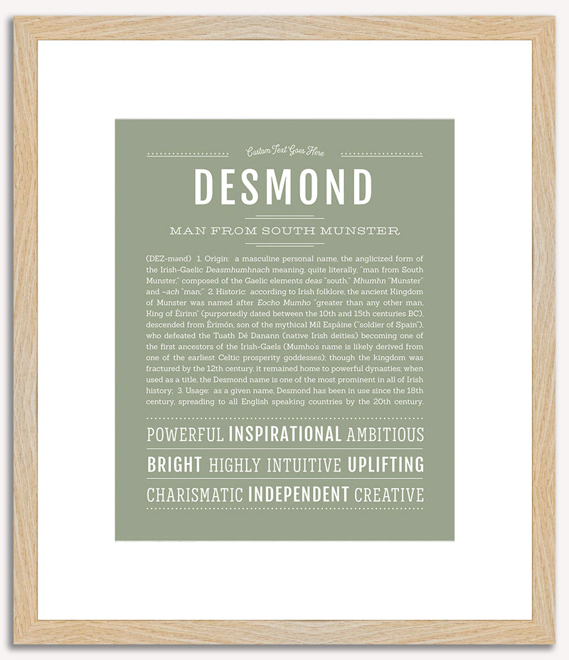 Desmond | Name Art Print