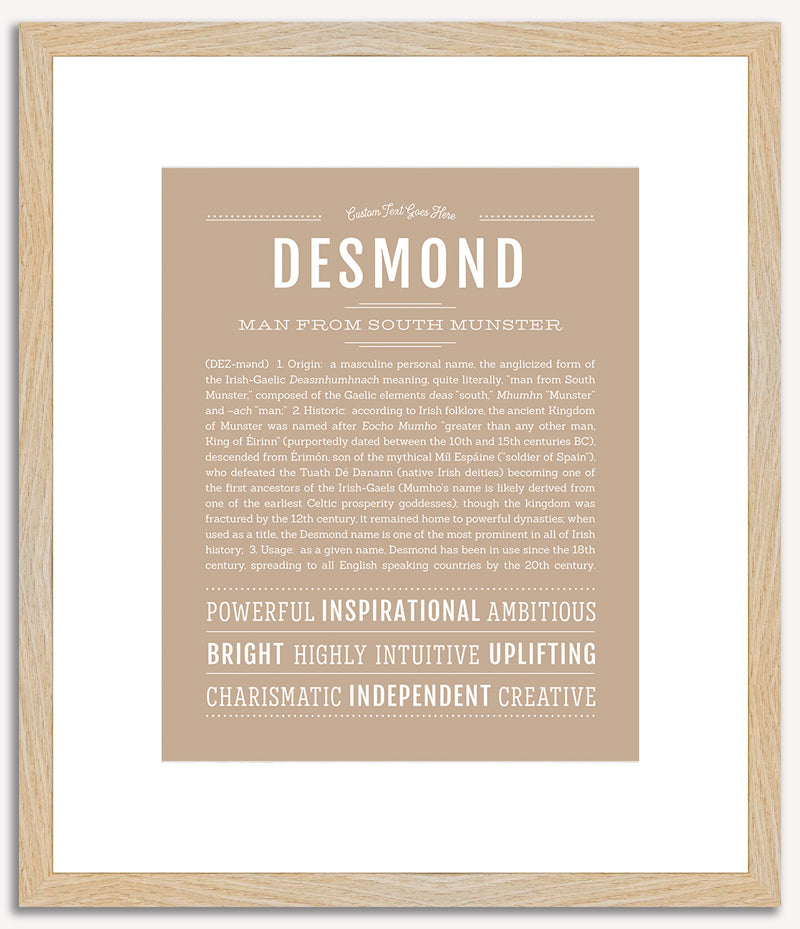 Desmond | Name Art Print