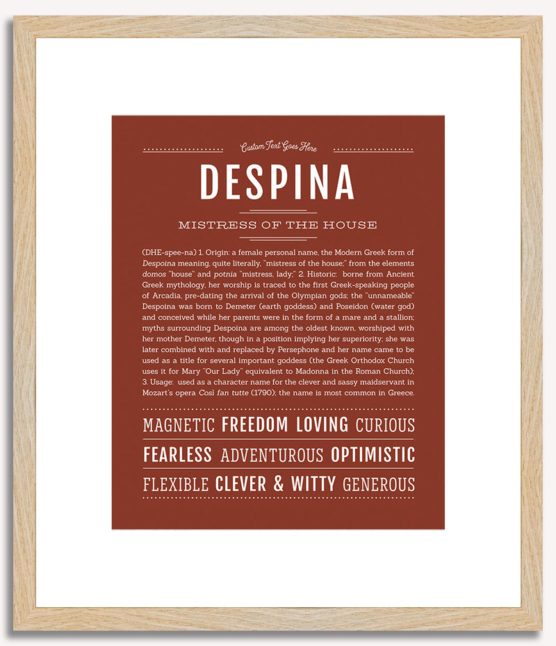 Despina | Name Art Print