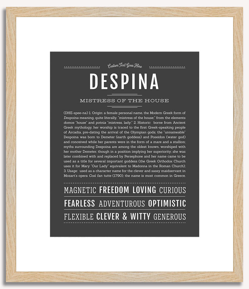 Despina | Name Art Print