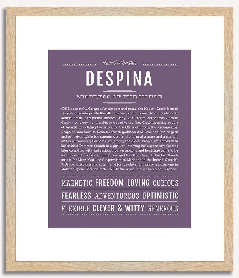 Despina | Name Art Print