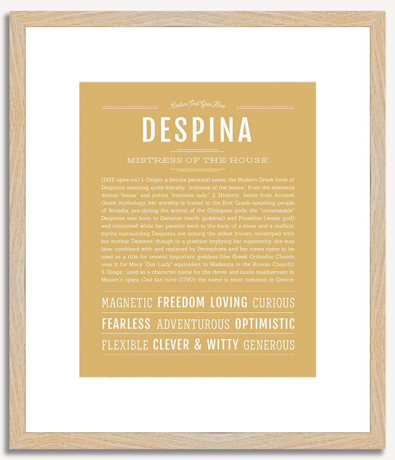 Despina | Name Art Print