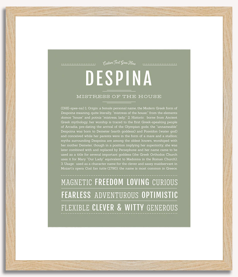 Despina | Name Art Print