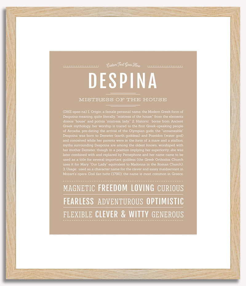 Despina | Name Art Print