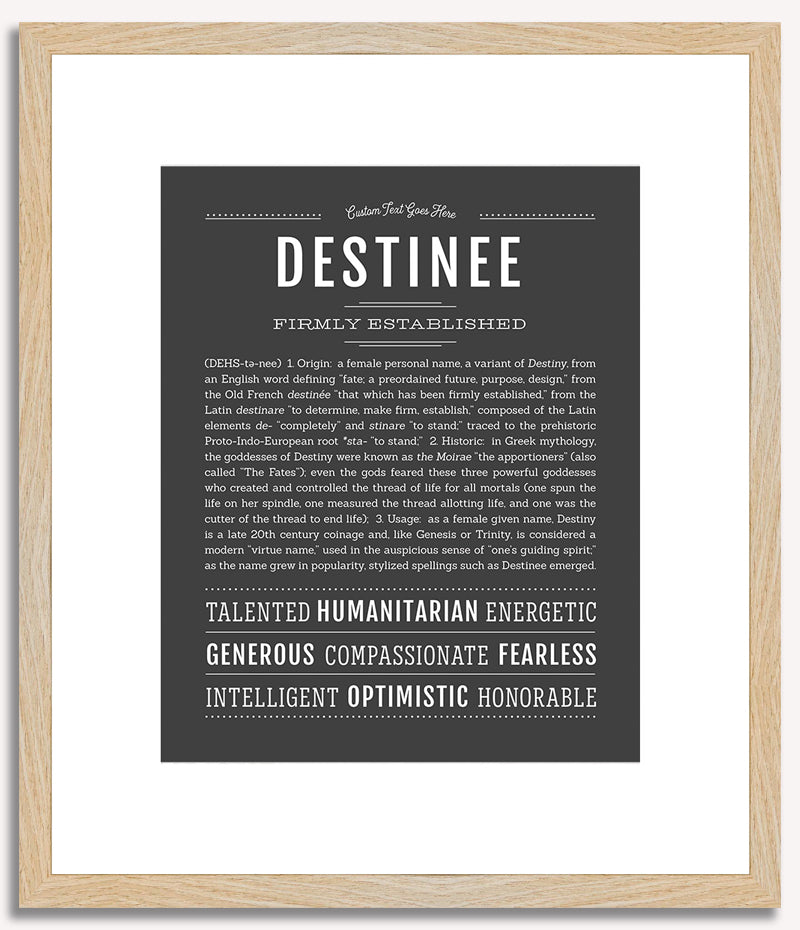 Destinee | Name Art Print