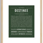 Destinee | Name Art Print