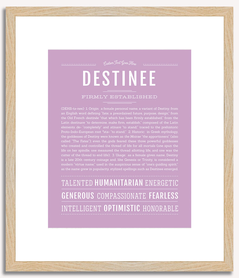 Destinee | Name Art Print