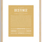 Destinee | Name Art Print