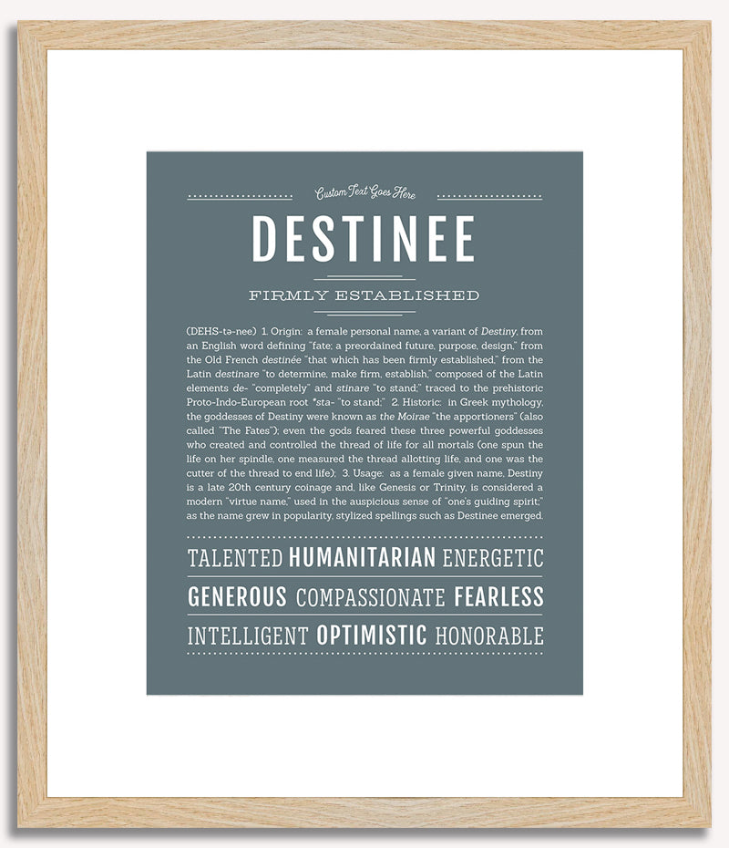 Destinee | Name Art Print