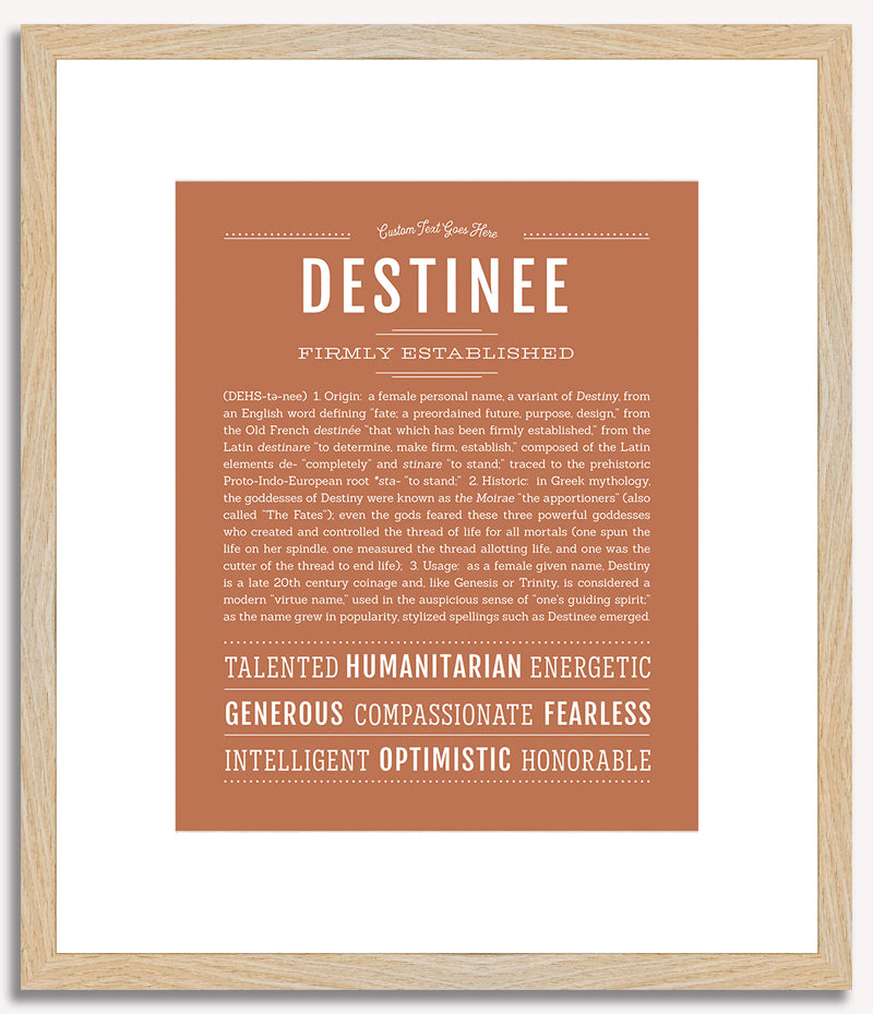 Destinee | Name Art Print