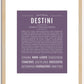 Destini | Name Art Print