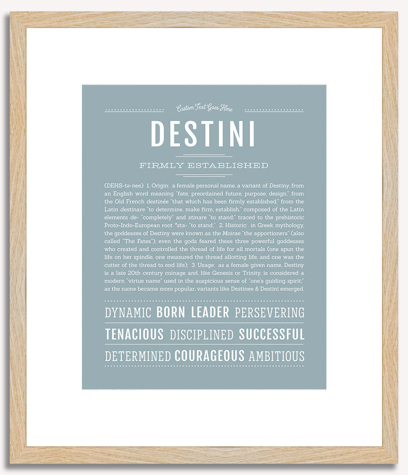 Destini | Name Art Print