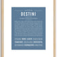 Destini | Name Art Print