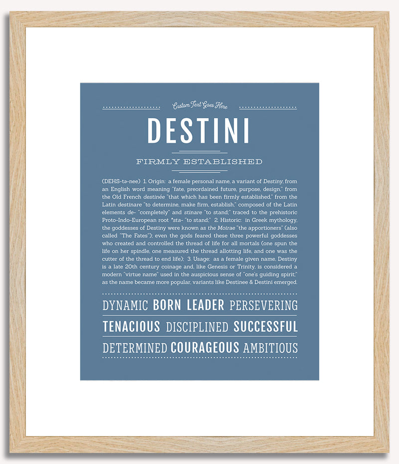 Destini | Name Art Print