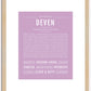 Deven | Name Art Print