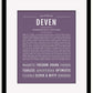 Frame Options | Deep Purple | Black Frame, Matted