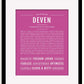 Frame Options | Dark Pink | Black Frame, Matted