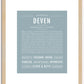 Deven | Name Art Print