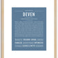 Deven | Name Art Print