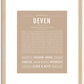 Deven | Name Art Print