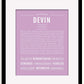 Frame Options | Lilac | Black Frame, Matted