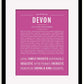 Frame Options | Dark Pink | Black Frame, Matted