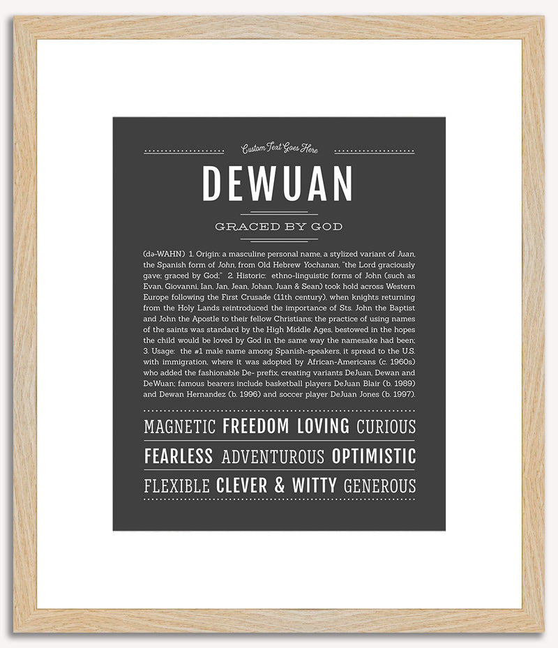 Dewuan | Name Art Print