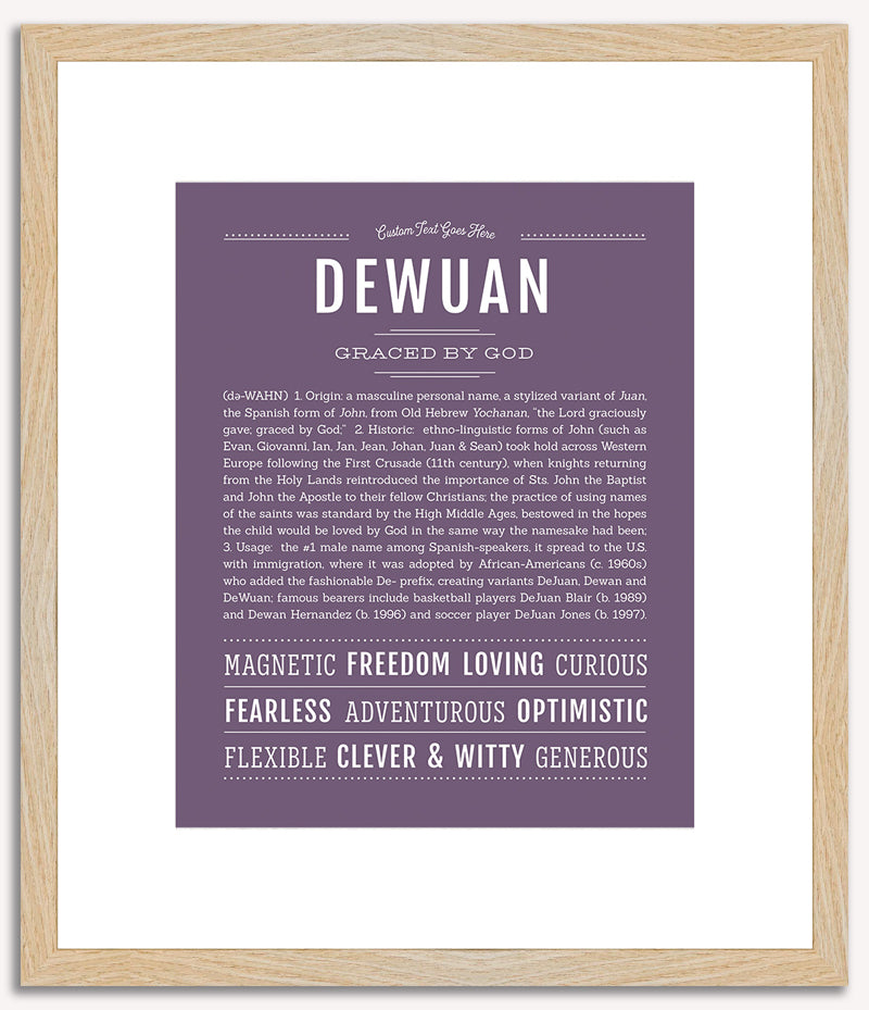 Dewuan | Name Art Print