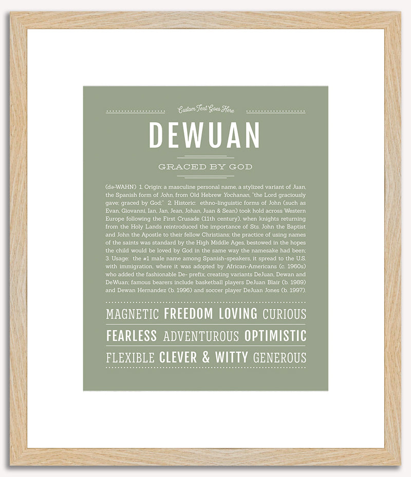 Dewuan | Name Art Print