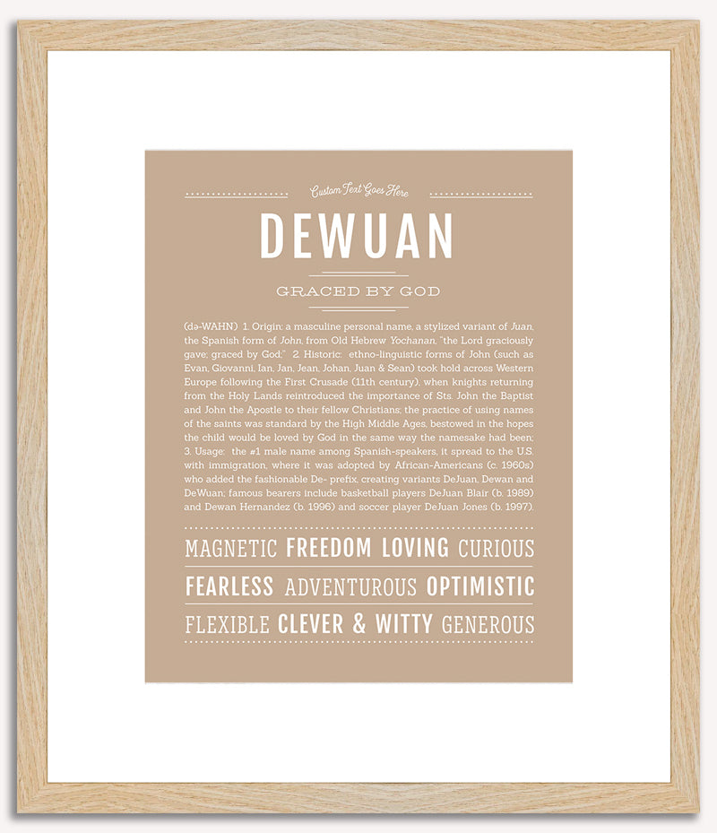 Dewuan | Name Art Print