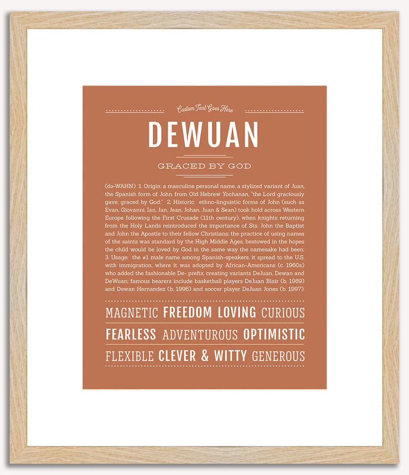 Dewuan | Name Art Print