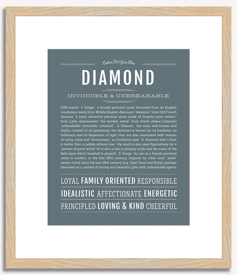 Diamond | Name Art Print