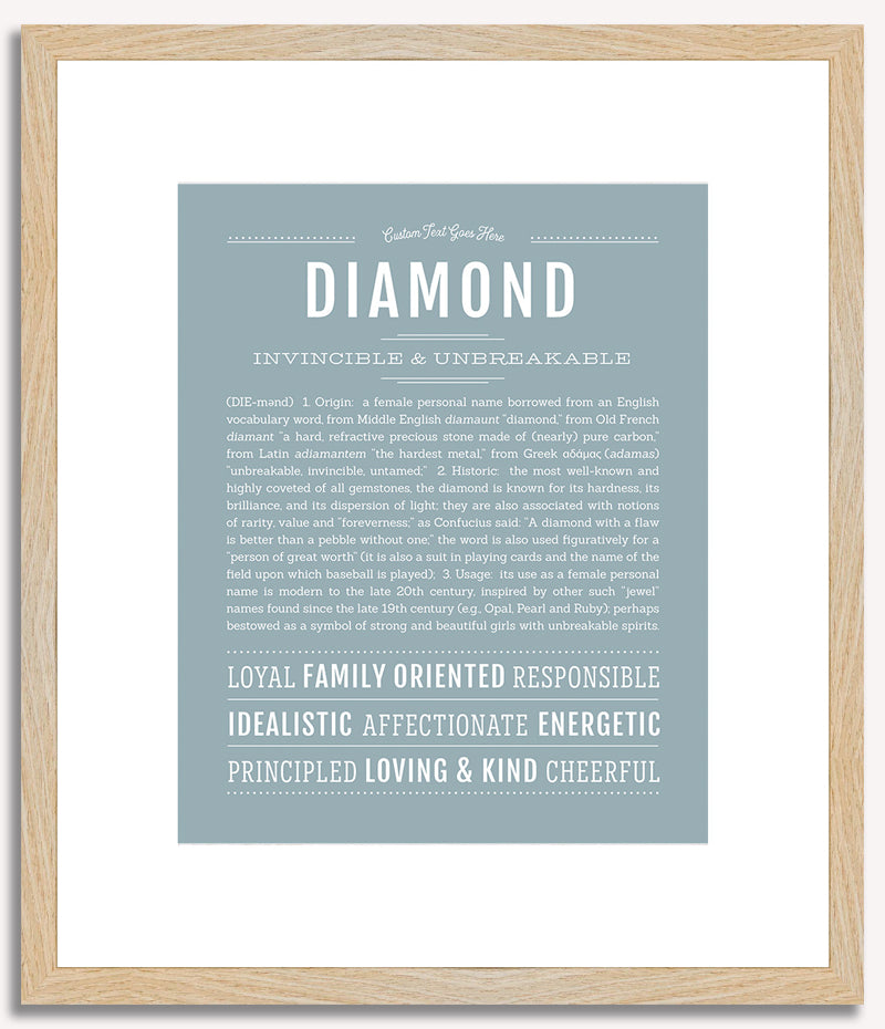 Diamond | Name Art Print