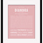 Diandra | Name Art Print