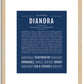 Diandra | Name Art Print